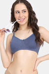 Rosaline Cyber Grove Everyday Double Layered Non Wired 3/4th Coverage T-Shirt Bra (Pack of 2) - Multicolor — thumbnail 6